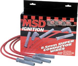 MSD Super Conductor Spark Plug Wire Set - 6 Cylinder