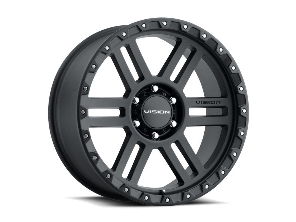 Vision Wheel - Vision 354 Manx 2 - Satin Black - 17 X 9" - 5 ON 5" - 4.5" B.S.