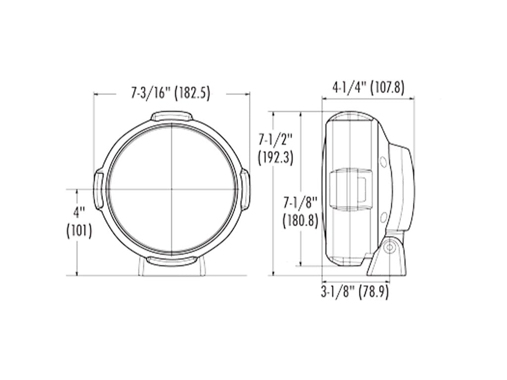 PIAA LP570 Hi-Intensity LED Driving Lamp Kit