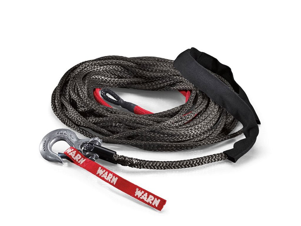 WARN - Warn Spydura 3/8" Synthetic Rope Assembly with Hook