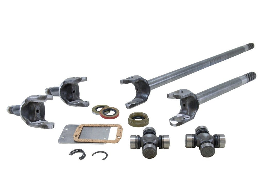 Yukon 4340 Chromoly Dana 44 Front Axle Kit - '74-'79 Wagoneer w/ Drum Brakes