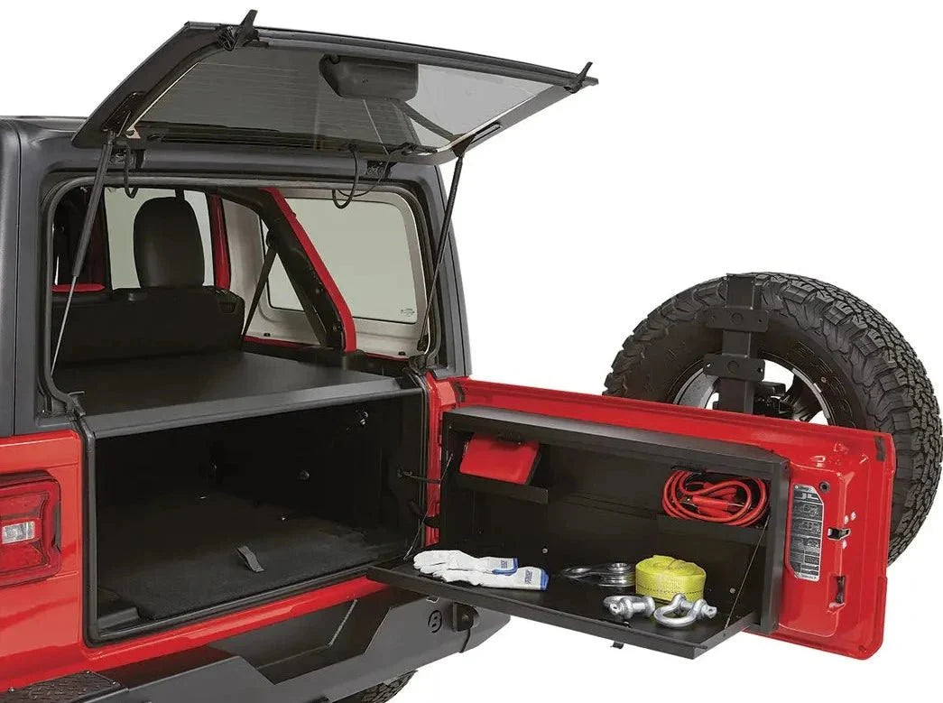 Tuffy Tailgate Security Lock Box - Standard Panel - '18-Current JL Wrangler