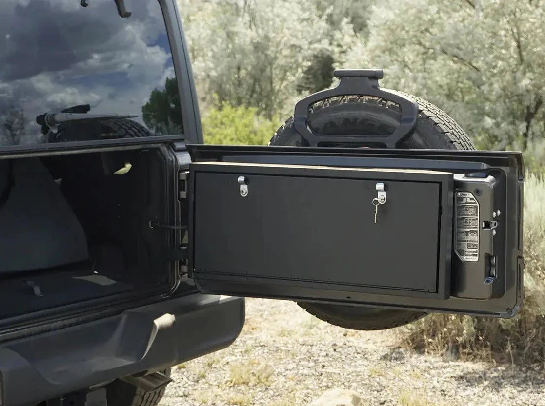 Tuffy Tailgate Security Lock Box - Standard Panel - '18-Current JL Wrangler