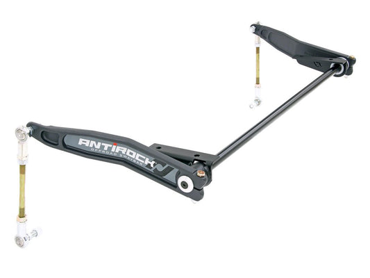 RockJock - RockJock JK Antirock Front Sway Bar Kit - Forged Arms - Steel Frame Brackets