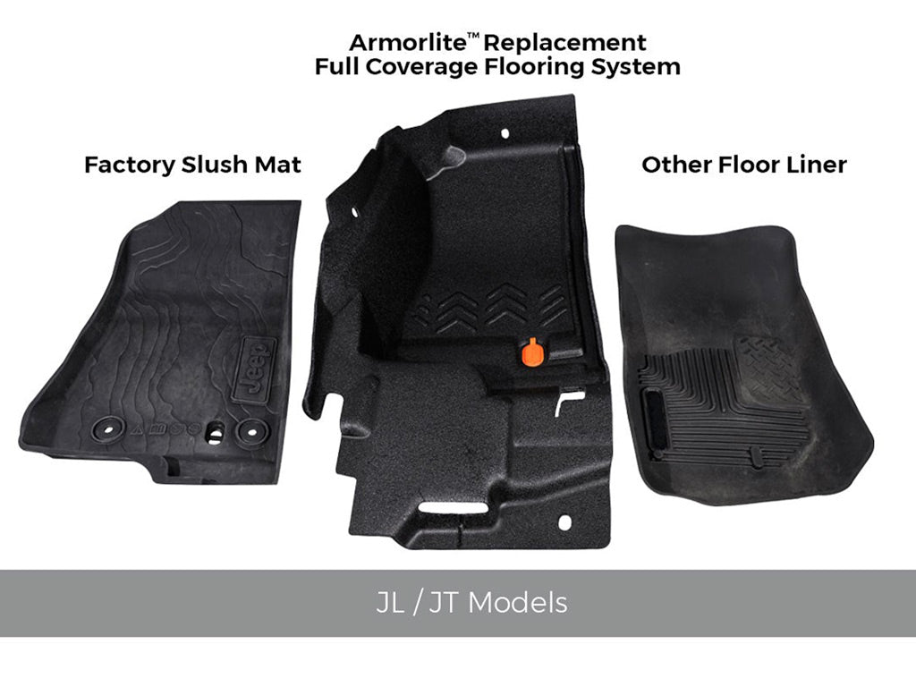 Armorlite - Armorlite Front and Rear Flooring - JLU Wrangler