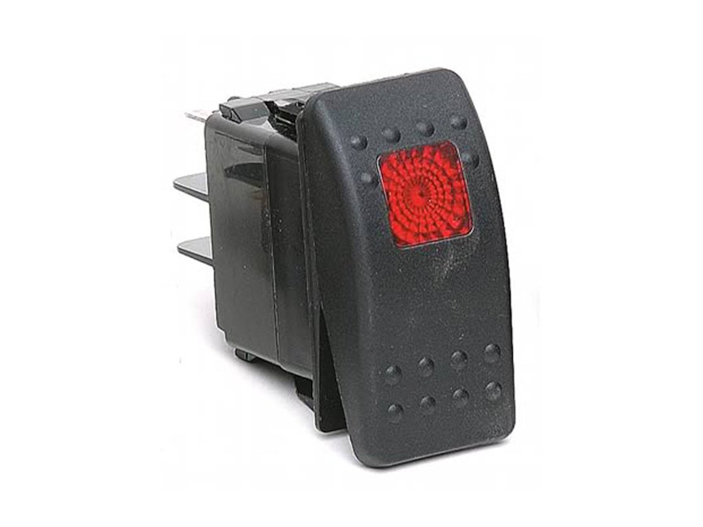 Rocker Switch with Light - 20 Amp Single Pole