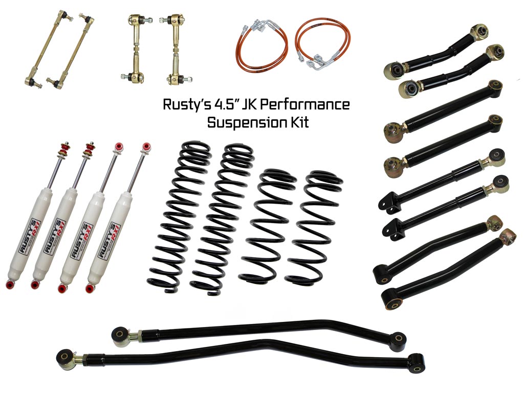 Rusty's JK Wrangler 4.5" Performance Kit