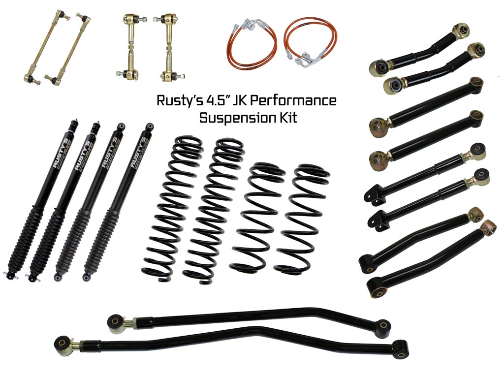 Rusty's JK Wrangler 4.5" Performance Kit