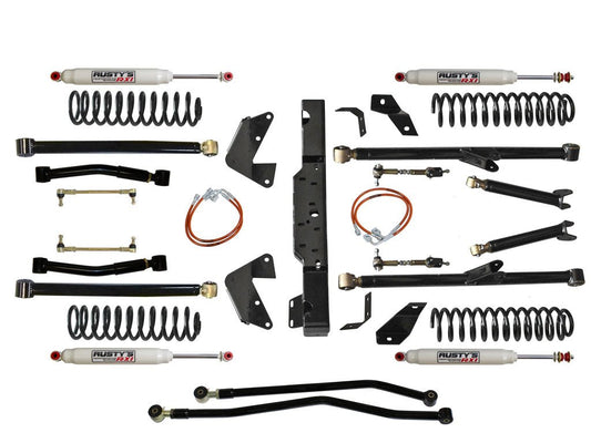 Rusty's JK Wrangler 5.75" Bolt-On Long Travel Kit with RX100 Shocks