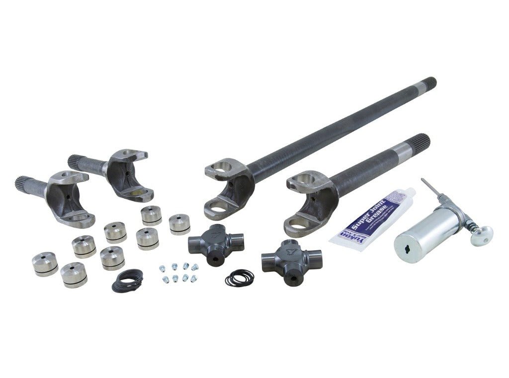 Yukon 4340 Chromoly Front Axle Kit with Yukon Super U-Joints - '07-'18 JK Wrangler Dana 30