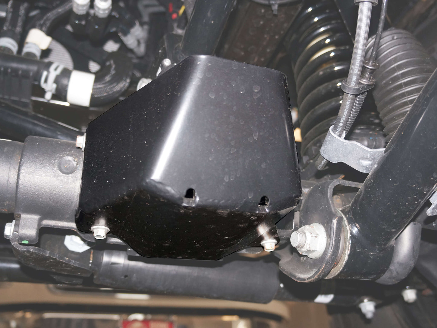 Rusty's Off Road Products - Rusty's Center Axle Disconnect (CAD) Skid Plate - JL Wrangler / JT Gladiator