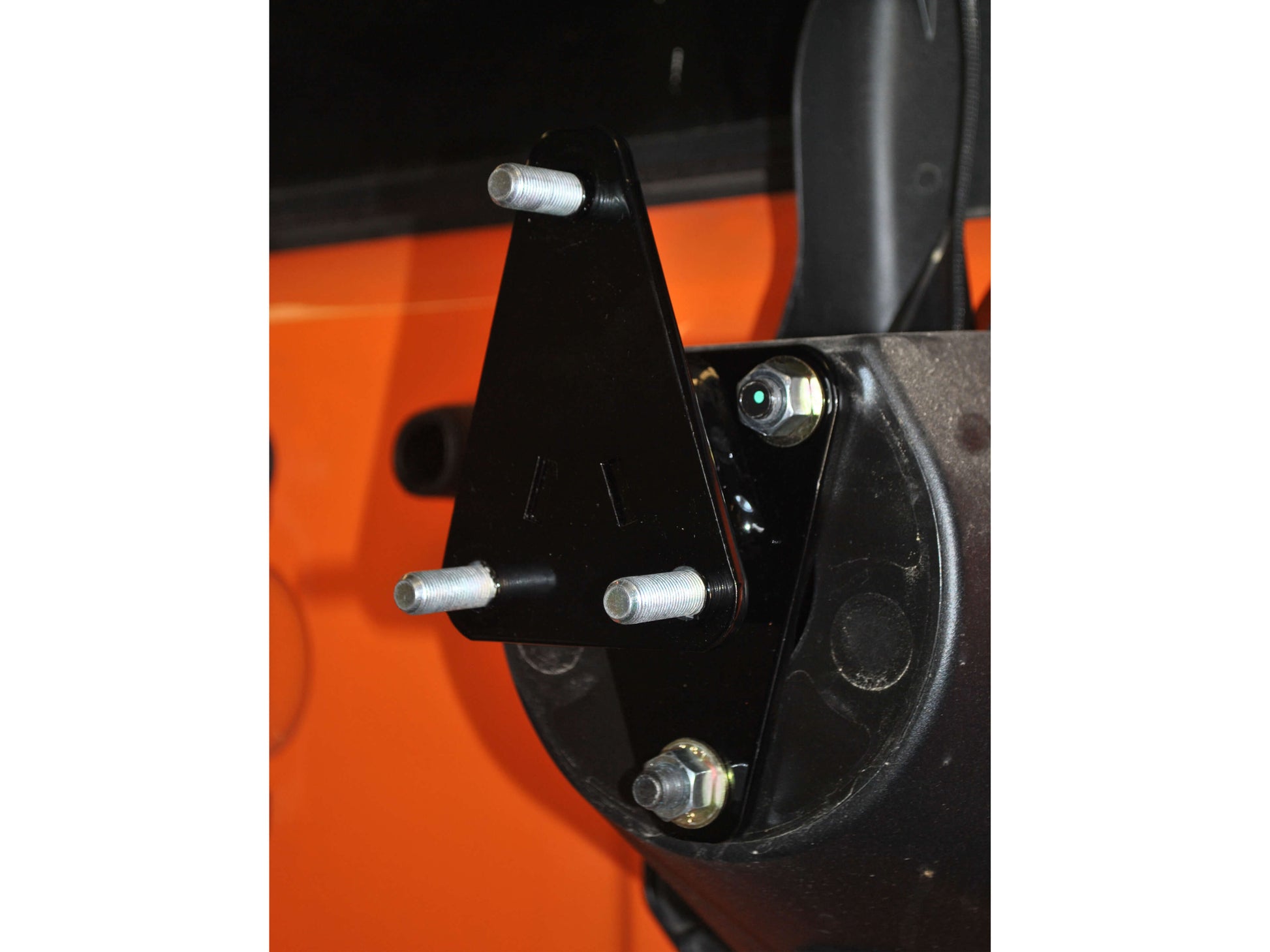 Rusty's Off Road Products - Rusty's JK Wrangler Spare Tire Relocation Bracket