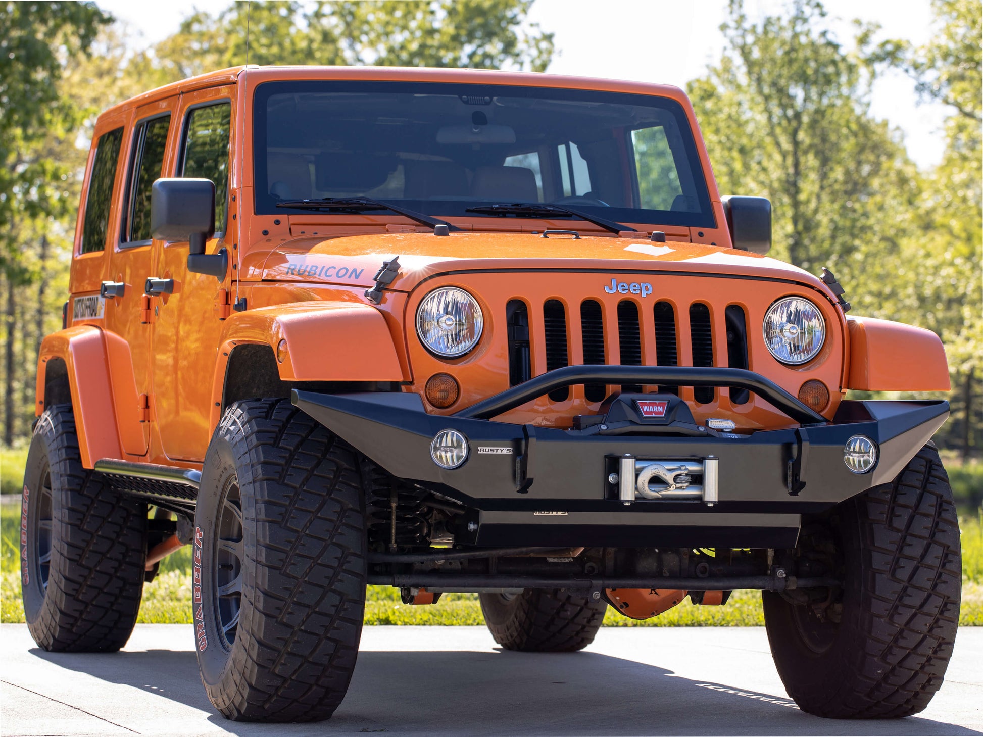 Rusty's Off Road Products - Rusty's JK Wrangler Front Full Width Trail Bumper - Series 2