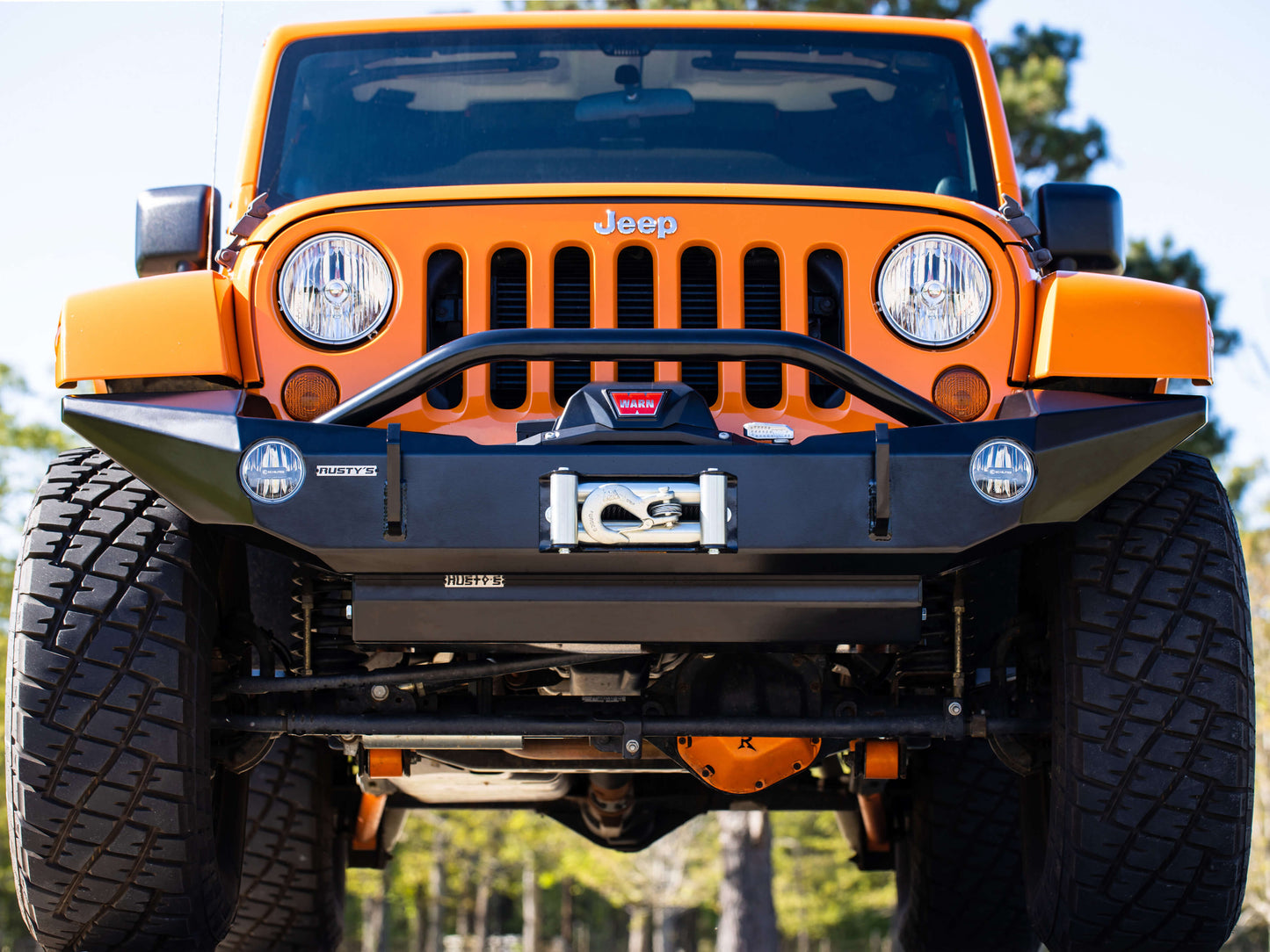 Rusty's Off Road Products - Rusty's JK Wrangler Front Full Width Trail Bumper - Series 2