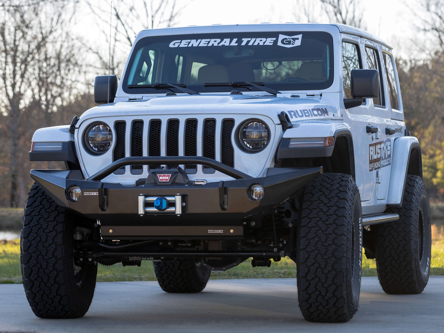 Rusty's Off Road Products - Rusty's JL Wrangler / JT Gladiator Front Full Width Trail Bumper - Series 2