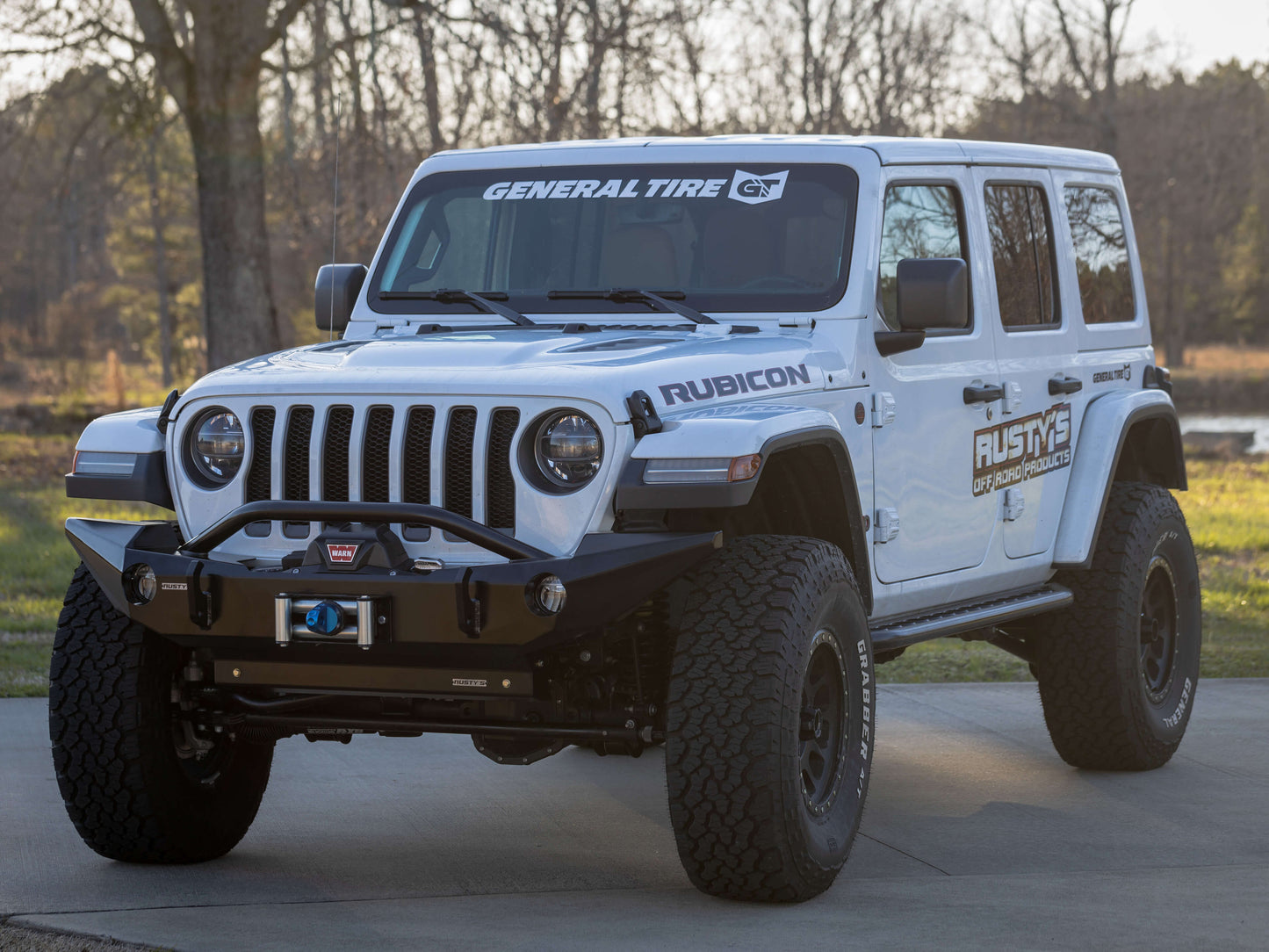 Rusty's Off Road Products - Rusty's JL Wrangler / JT Gladiator Front Full Width Trail Bumper - Series 2