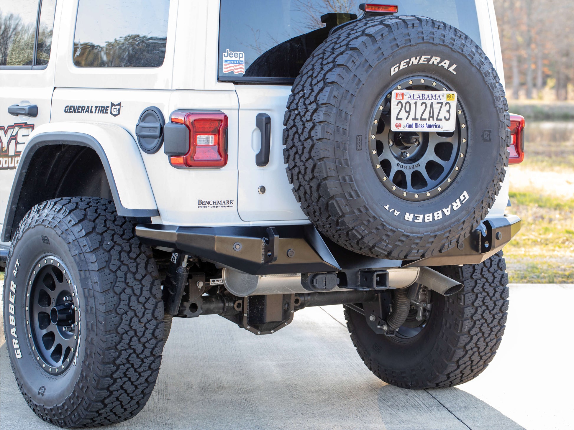 Rusty's Off Road Products - Rusty's JL Wrangler Rear Full Width Trail Bumper - Series 2