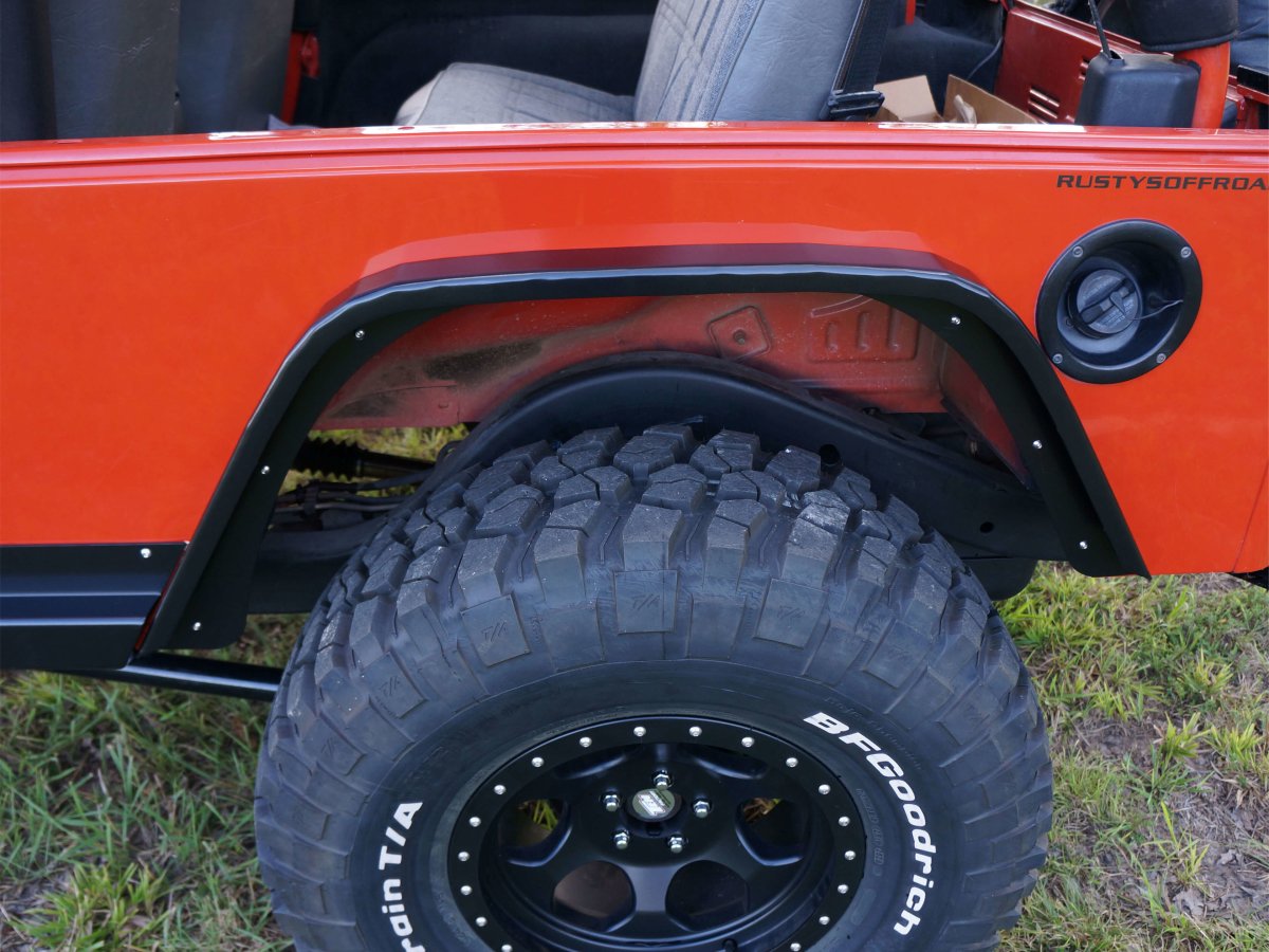 Rusty's Off Road Products - Rusty's Rear Steel Fenders '97-'06 TJ / LJ Wrangler