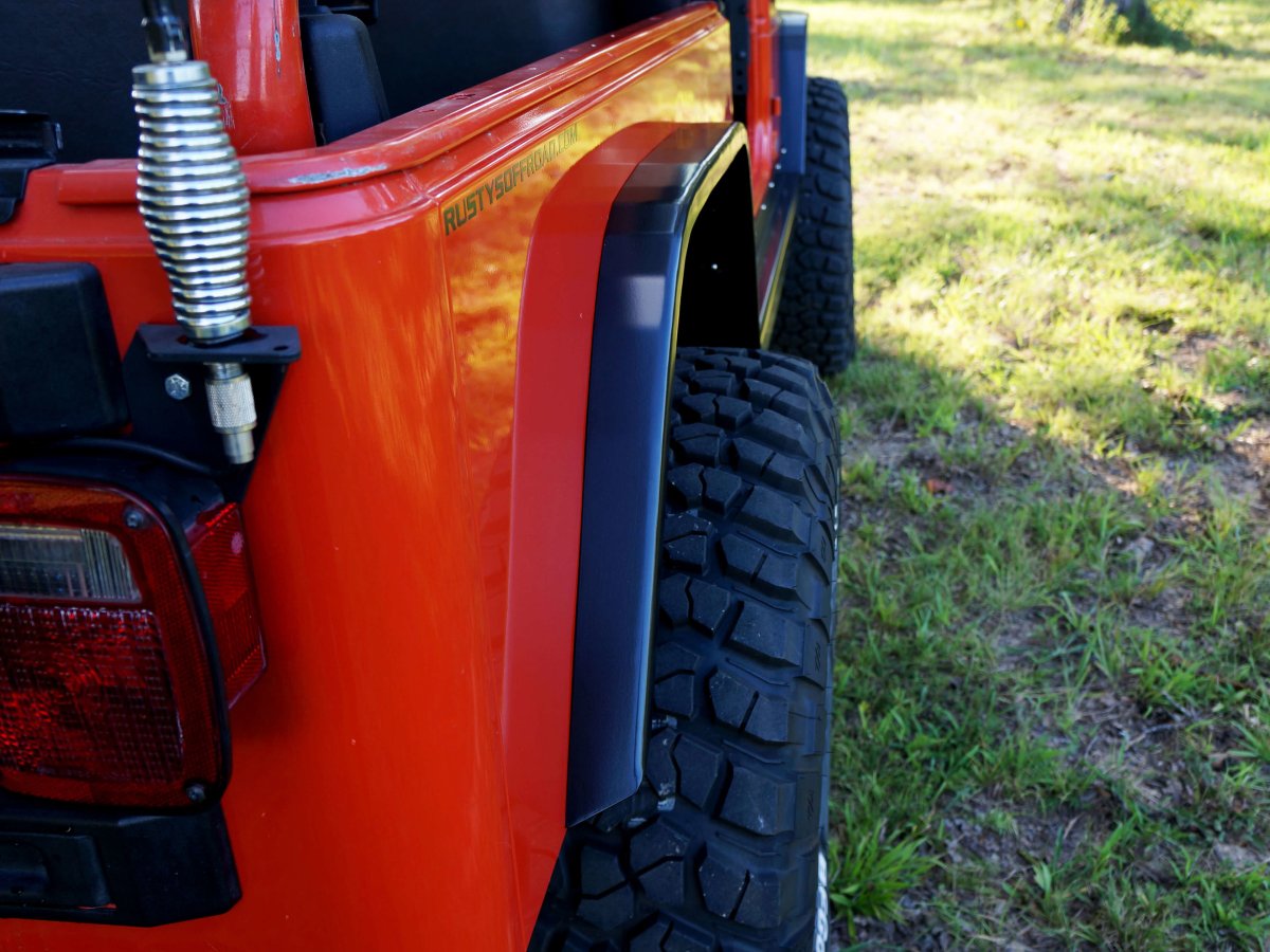 Rusty's Off Road Products - Rusty's Rear Steel Fenders '97-'06 TJ / LJ Wrangler