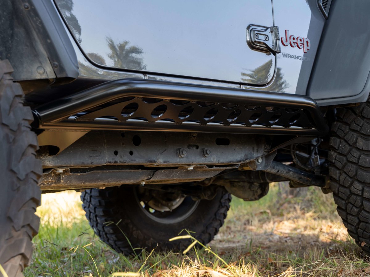 Rusty's Off Road Products - Rusty's Rocker Armor with Kicker Tube - 2018 and Later JL Wrangler 2-Door