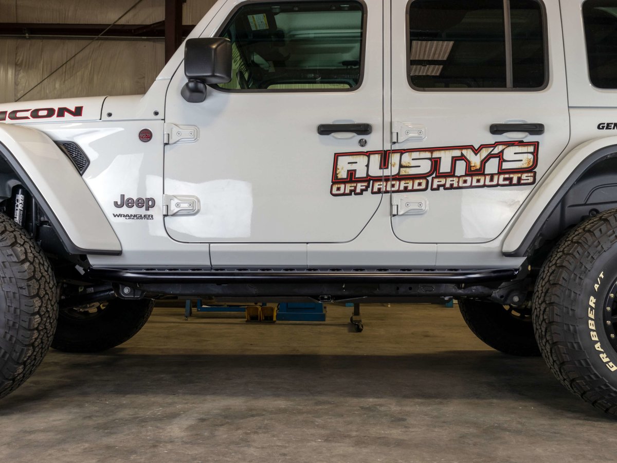 Rusty's Off Road Products - Rusty's SideStep Rocker Armor - 2018 and Later JL Wrangler 4-Door