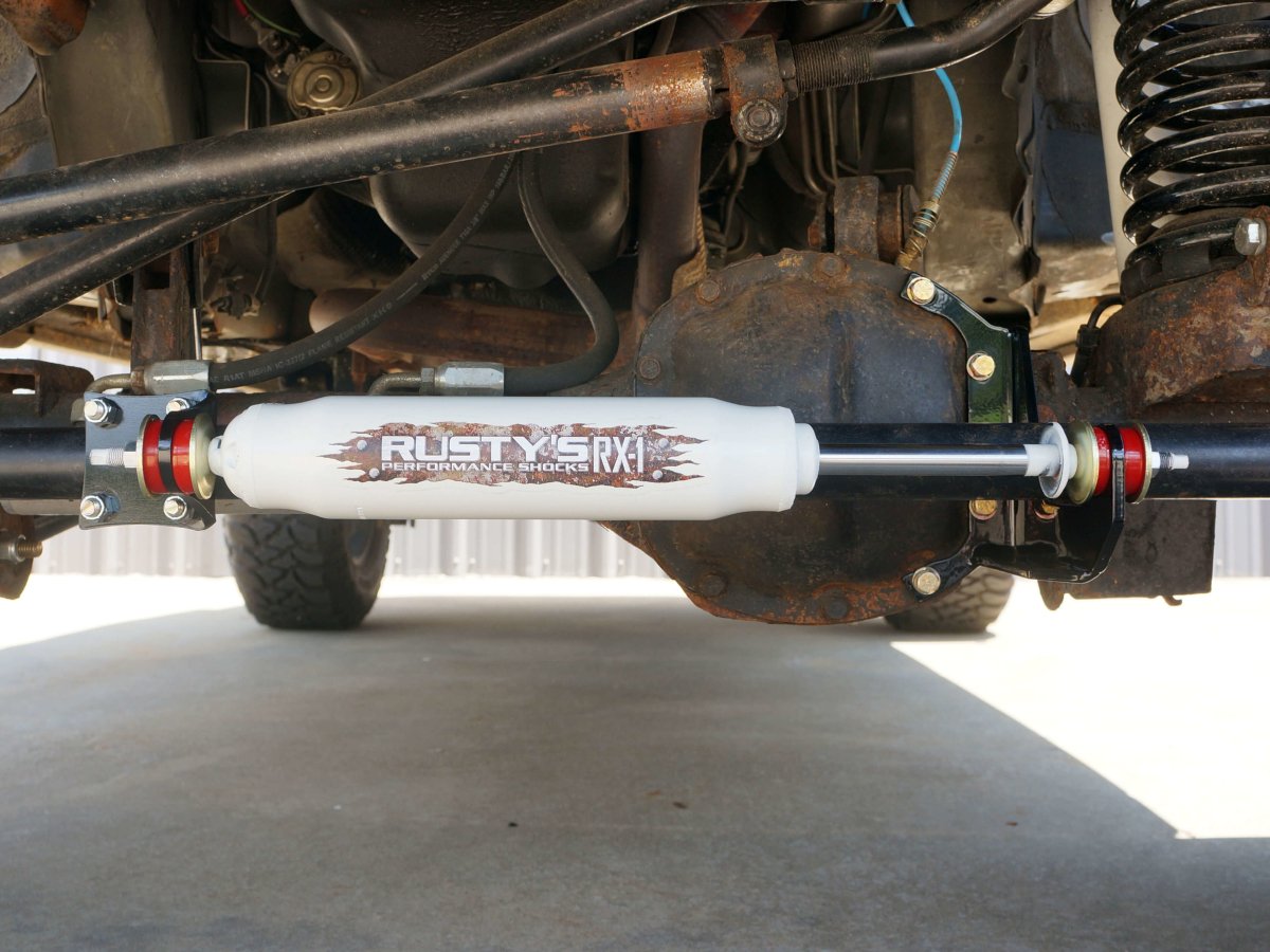 Rusty's Off Road Products - Rusty's Stabilizers - Double Steering WJ - D30 Two Cylinder Kit