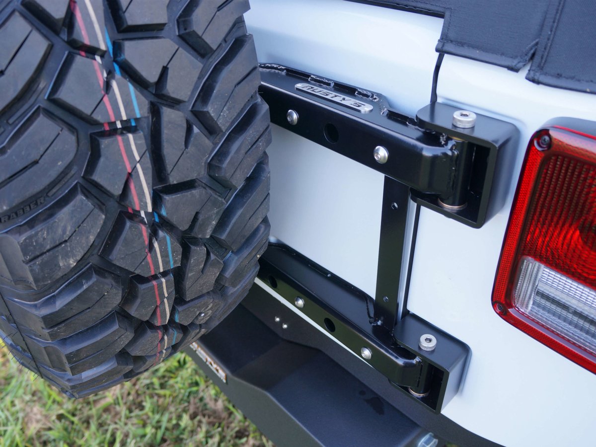 Rusty's Off Road Products - Rusty's Tire Carrier - 2007-2018 JK Wrangler