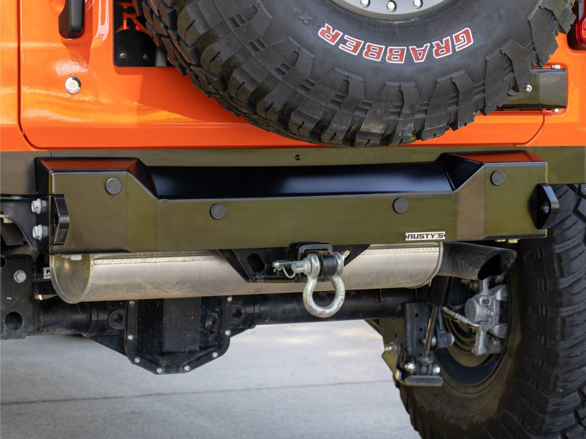 Rusty's Off Road Products - Rusty's Xtreme Trail Stubby Rear Bumper - JL Wrangler