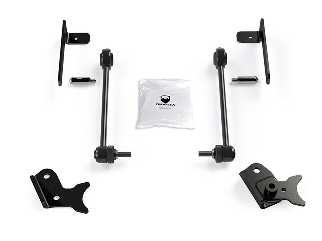 TeraFlex JL / JT Front Sway Bar Quick Disconnect Kit - Fits: Stock-6" Lift Heights