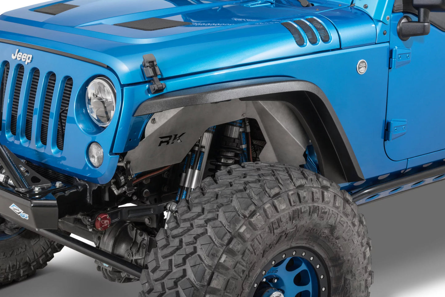 MCE GenII Front and Rear Narrow Width Flat Fenders - 2007-2018 Jeep JK Wrangler